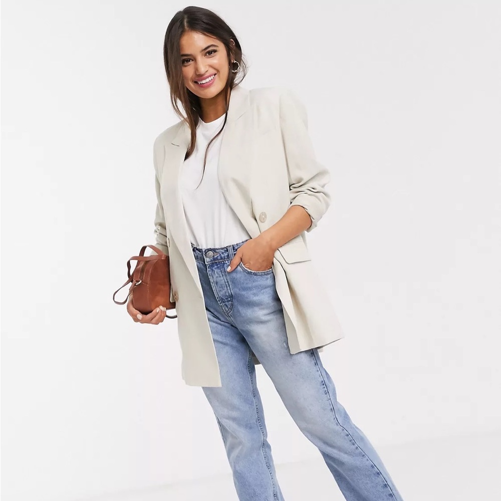 Pull&Bear double breasted Beige blazer (NWT)
